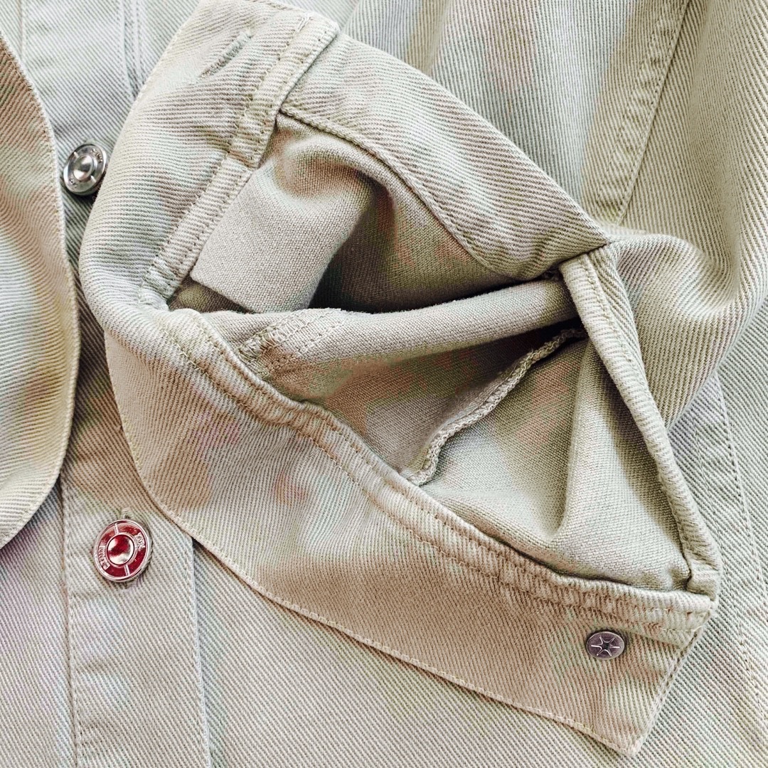 ZARA - ZARA デニムジャケット(カーキ)の通販 by がっちゃん's ZARA - ZARA デニムジャケット(カーキ)の通販 by がっちゃん's