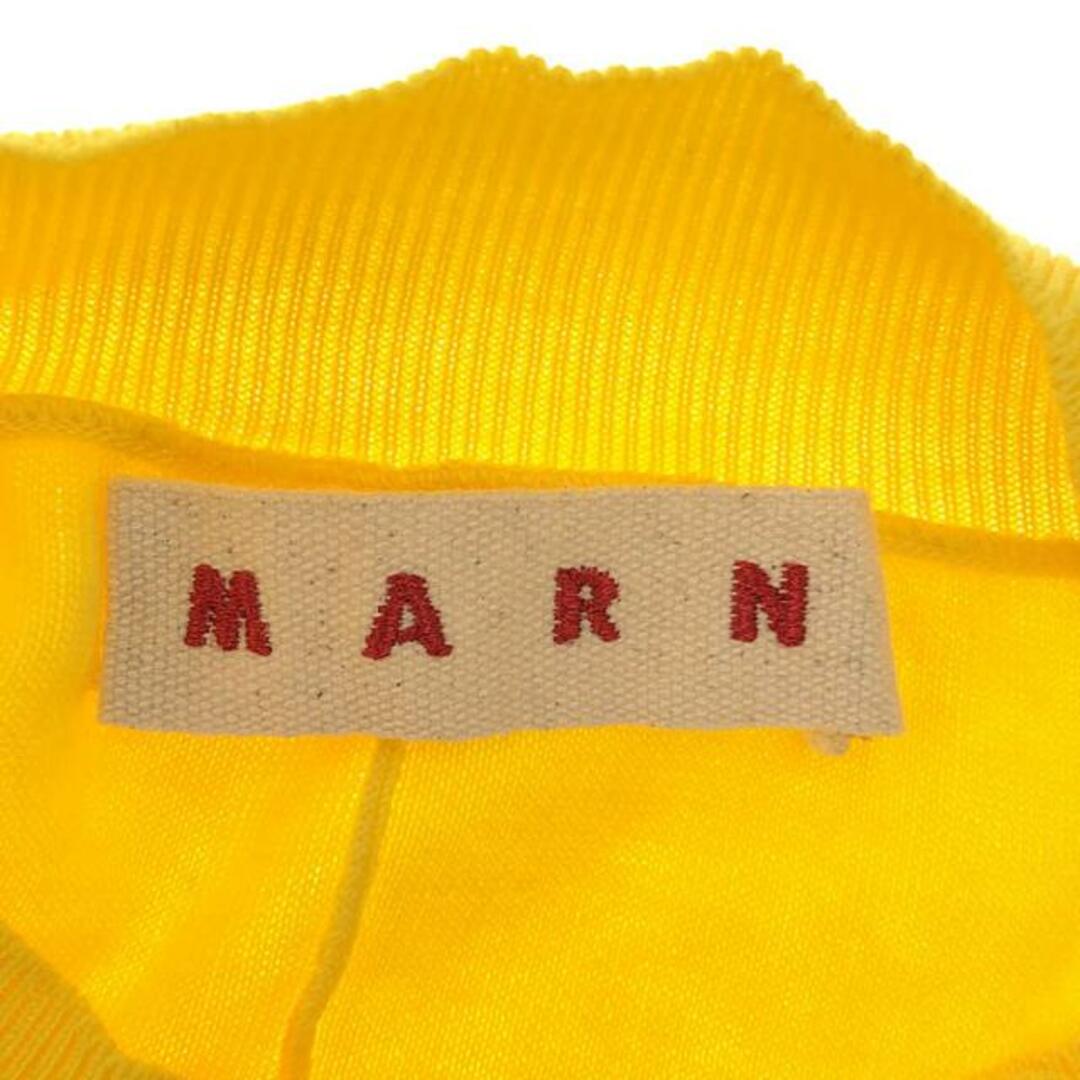 Marni(マルニ)のMARNI / マルニ | アシンメトリーニット カットソー | 38 | イエロー | レディース レディースのトップス(Tシャツ(半袖/袖なし))の商品写真