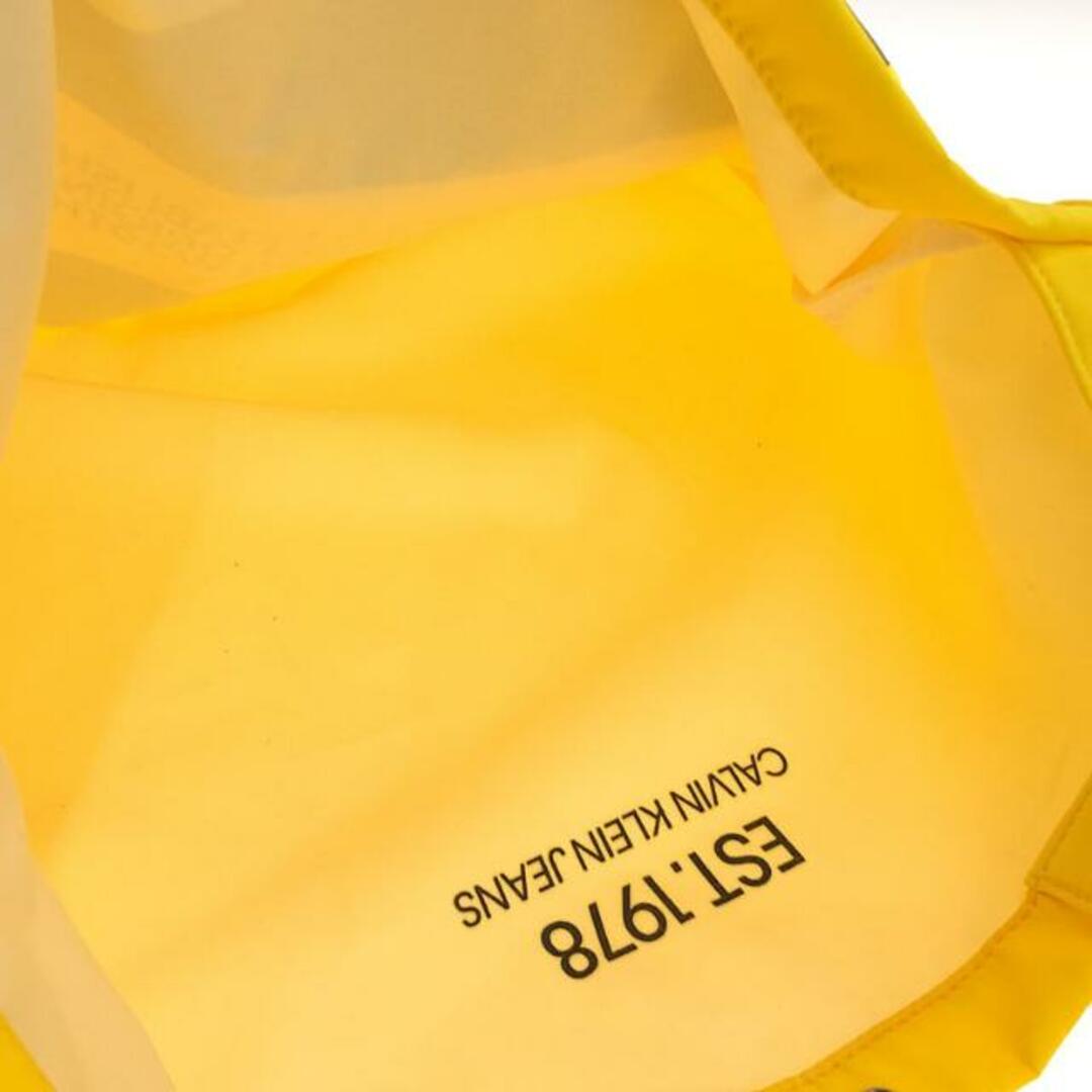 【美品】  Calvin Klein Jeans / カルバンクラインジーンズ | 2way LOGO SML TOTE / ロゴ ショルダー トートバッグ / ユニセックス | ST | yellow | メンズ 2