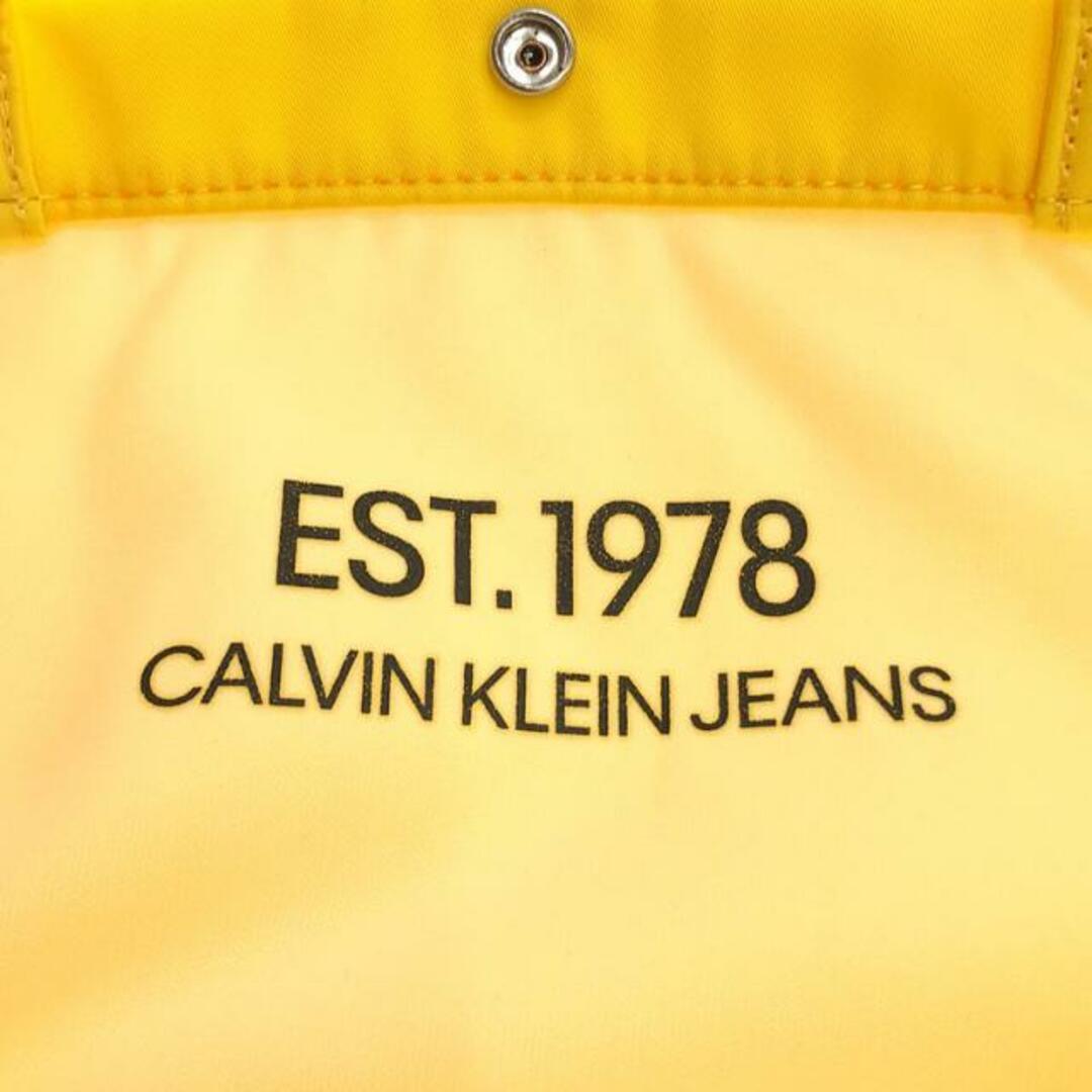 【美品】  Calvin Klein Jeans / カルバンクラインジーンズ | 2way LOGO SML TOTE / ロゴ ショルダー トートバッグ / ユニセックス | ST | yellow | メンズ 3