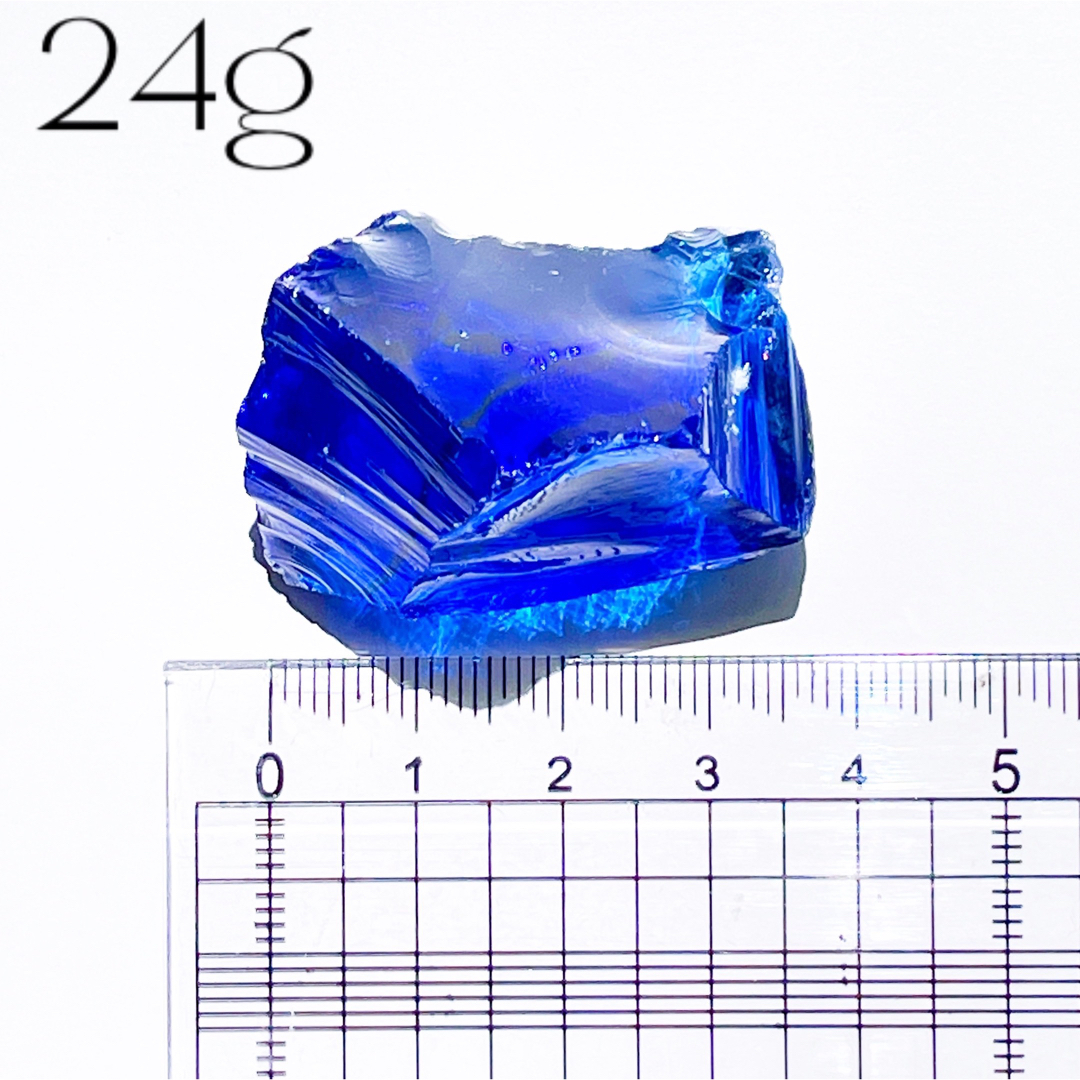 天然石 アンダラクリスタル 水晶 パワーストーン　ロイヤルブルー 6