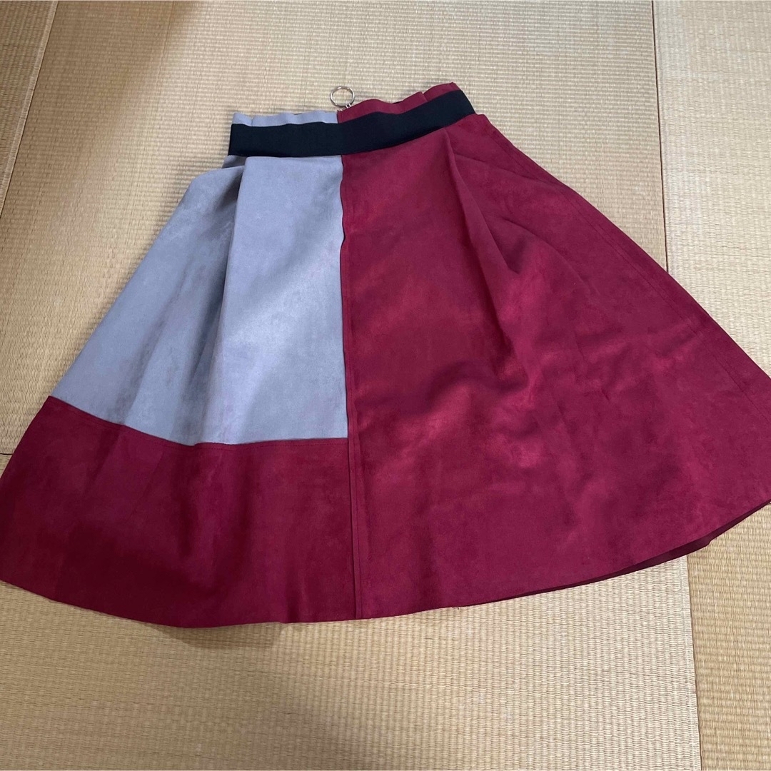 スカート  Ｌ レディースのスカート(ひざ丈スカート)の商品写真