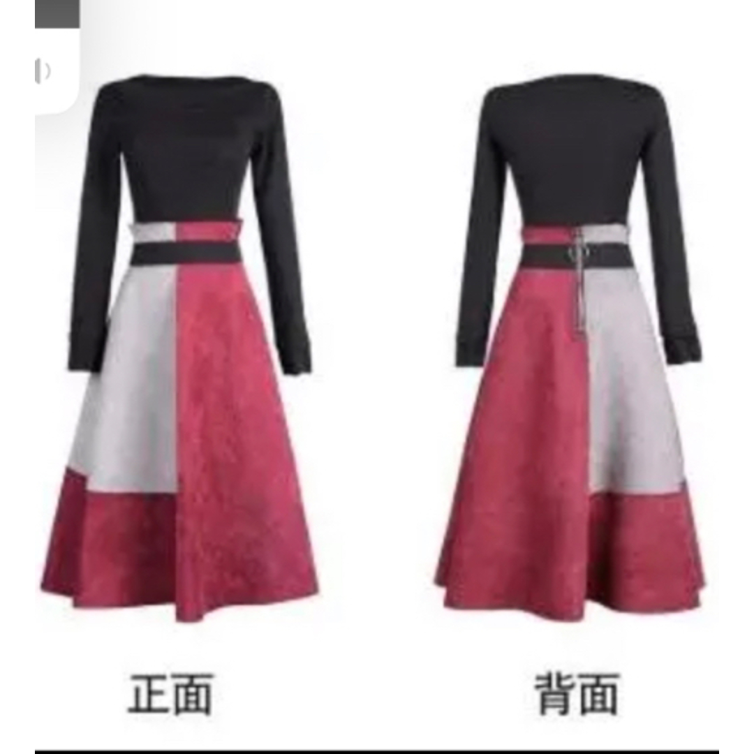 スカート  Ｌ レディースのスカート(ひざ丈スカート)の商品写真