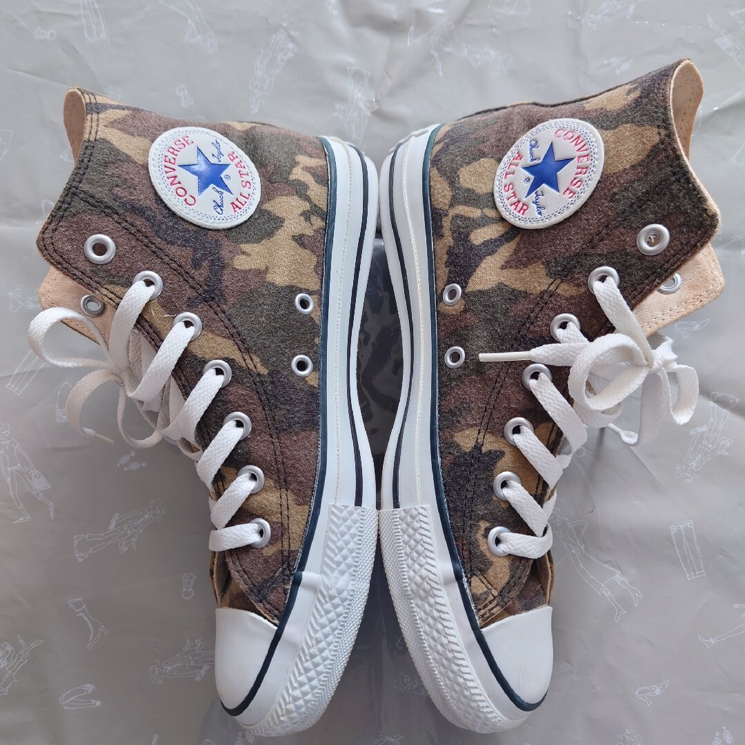 ALL STAR（CONVERSE）(オールスター)の＊コンバースオールスター ハイカット迷彩＊ レディースの靴/シューズ(スニーカー)の商品写真