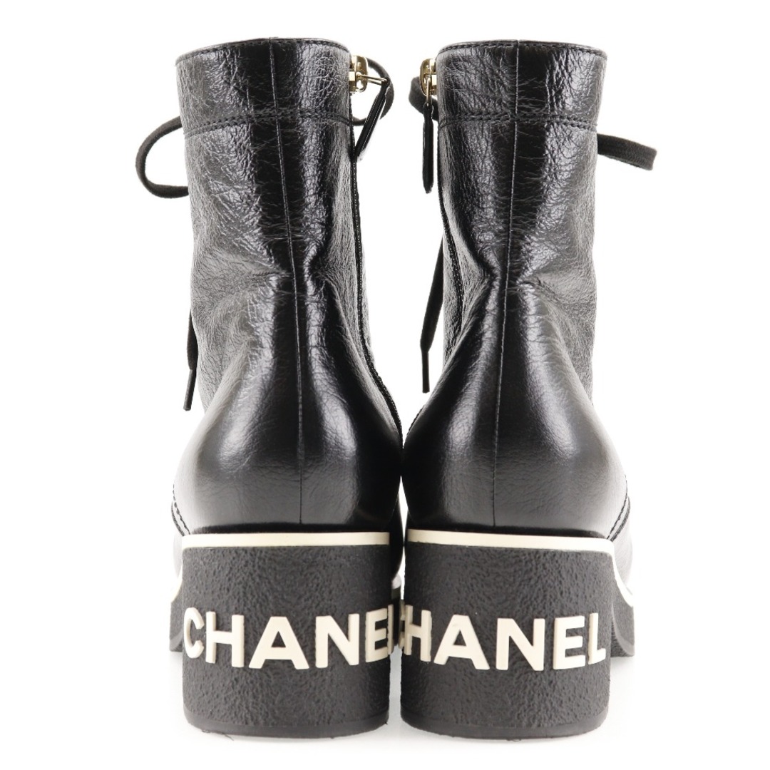 CHANEL♡シャネル♡ショートブーツ♡23.5♡黒♡ブラック