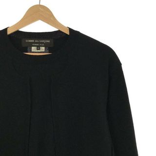 【美品】  COMME des GARCONS HOMME PLUS / コムデギャルソンオムプリュス | AD2020 2020AW | ドッキング マントコート | S | ブラック/レッド | メンズ