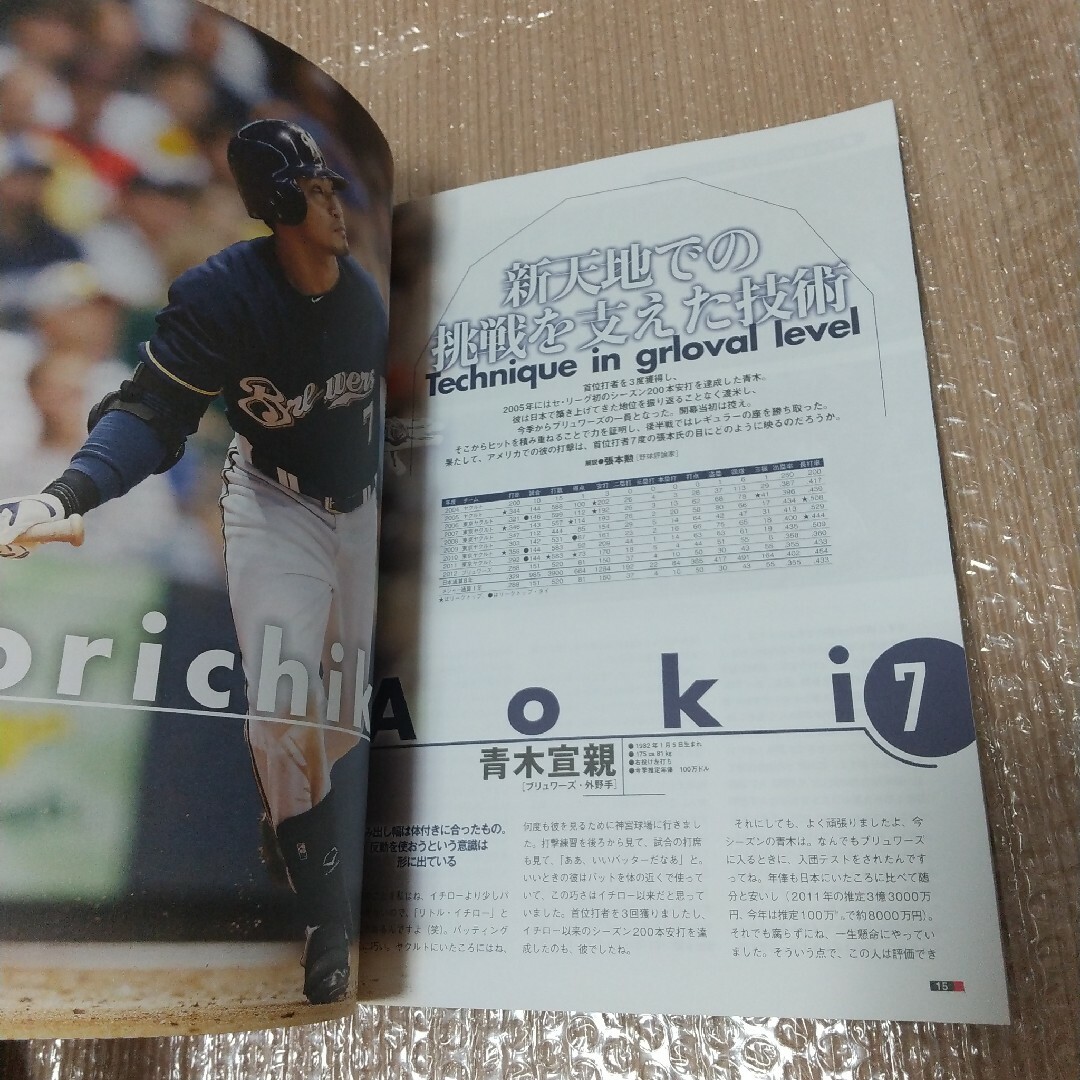 MLB(メジャーリーグベースボール)の野球2冊セット大リーガーの打撃術 Mumber 最強投手進化論1995-2012 エンタメ/ホビーの雑誌(趣味/スポーツ)の商品写真