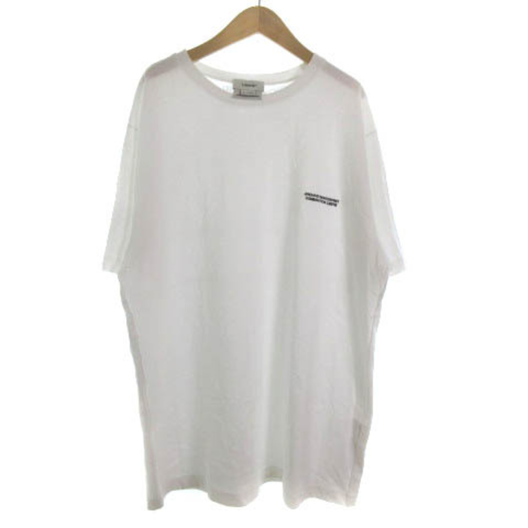 リベーレ 美品 23SS Tシャツ カットソー 半袖 ロゴ 白  L
