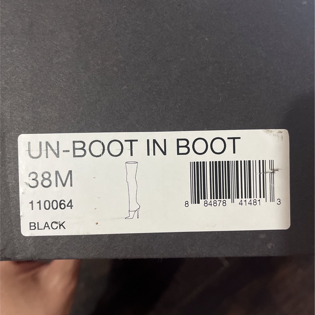UNITED NUDE ニーハイブーツ38 黒 UNITED NUDE ニーハイブーツ38 黒