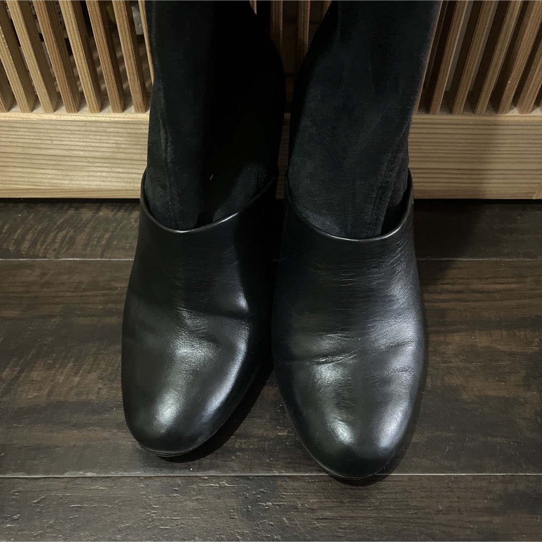 UNITED NUDE ニーハイブーツ38 黒 UNITED NUDE ニーハイブーツ38 黒