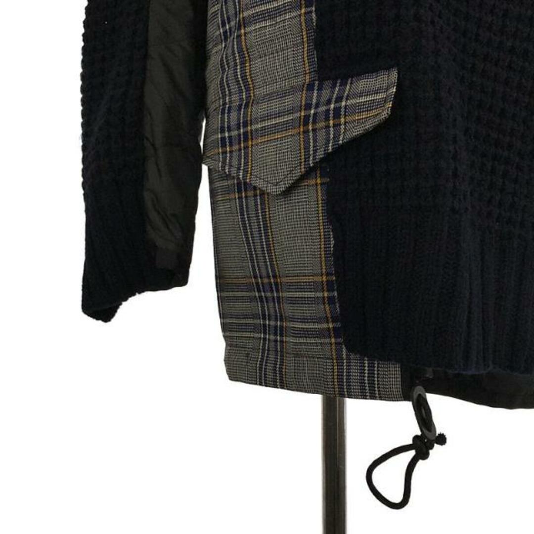 sacai   美品 sacai / サカイ   異素材 再構築 ドッキング ニット