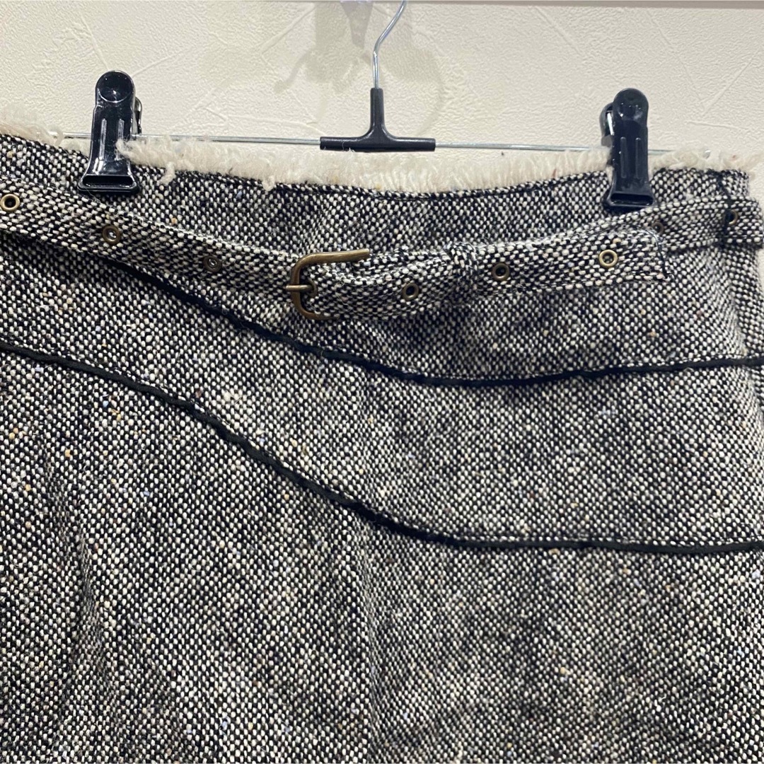 RayCassin(レイカズン)のレイカズン　アシメントリースカート　ツイード レディースのスカート(ひざ丈スカート)の商品写真