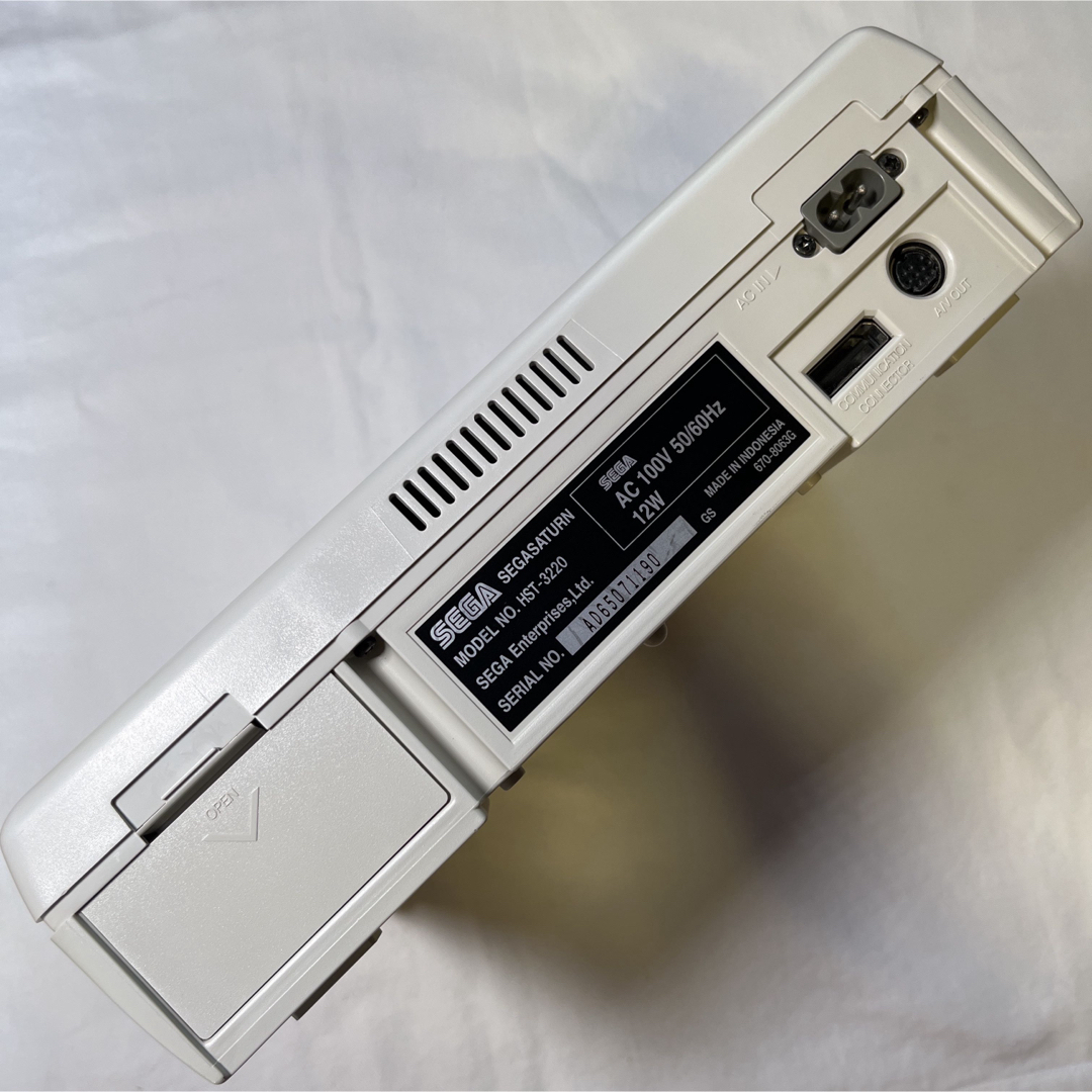 SEGA - 【動作確認済み】SS セガサターン 白 シロ 本体のみ 電池交換