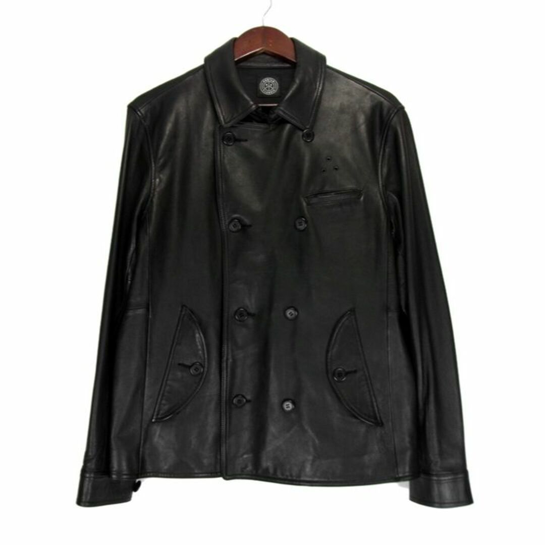 ブラックサイズポータークラシック Porter Classic ■ 【 SHEEP LEATHER DOUBLE JACKET 】 シープスキン ダブル ジャケット 29229