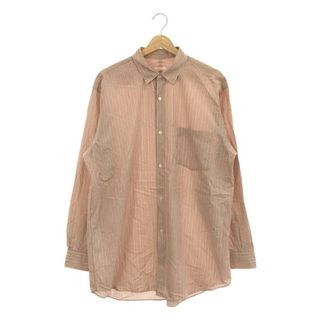 コモリ(COMOLI)のCOMOLI / コモリ | ストライプ コモリシャツ | 4 | ピンクストライプ | メンズ(Tシャツ/カットソー(七分/長袖))