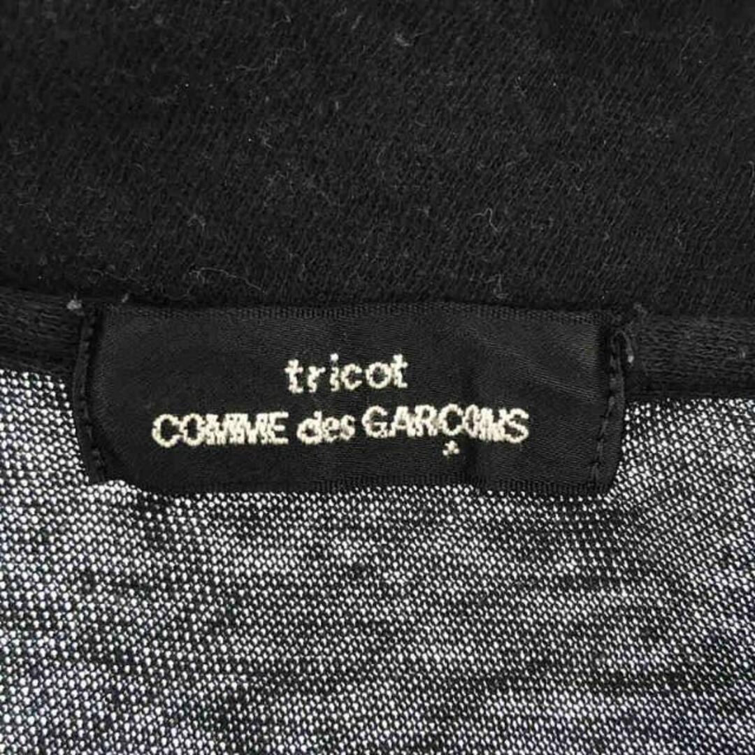 tricot COMME des GARCONS / トリココムデギャルソン | 2005AW | 丸襟 レース フリル ピンタック 半袖シャツ | ブラック | レディース 4