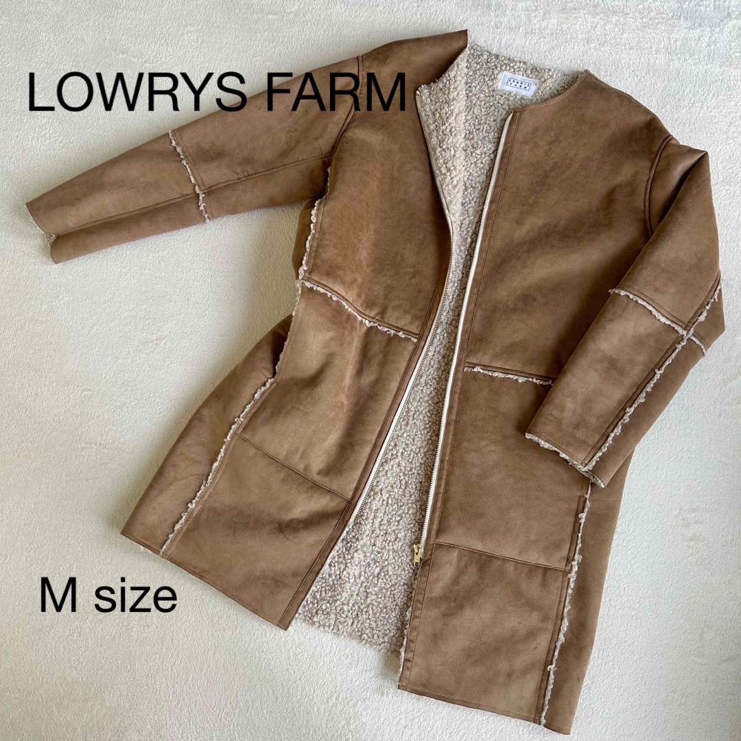 LOWRYS FARM リバーシブルムートンコート