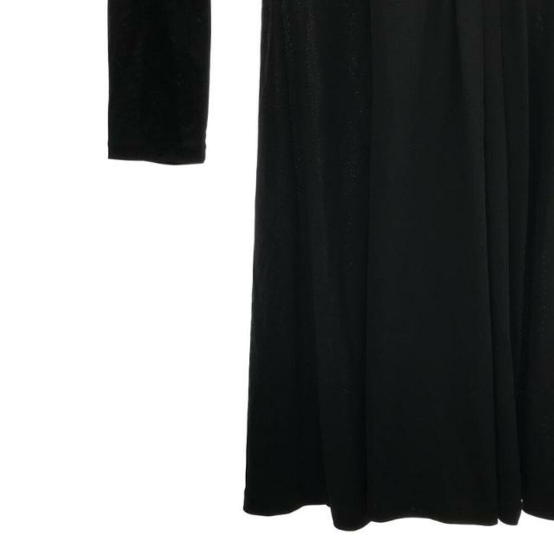 SAINT LAURENT PARIS / サンローランパリ | 2014 | レーヨンシルク ラップ ワンピース | M | ブラック | レディース サンローランパリ ワンピース M