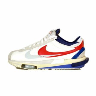 ナイキ(NIKE)のナイキ NIKE × サカイ sacai ■ 【 ZOOM CORTEZ White and University Red DQ0581 100 】 ズーム コルテッツ ローカット スニ―カー 29234(スニーカー)