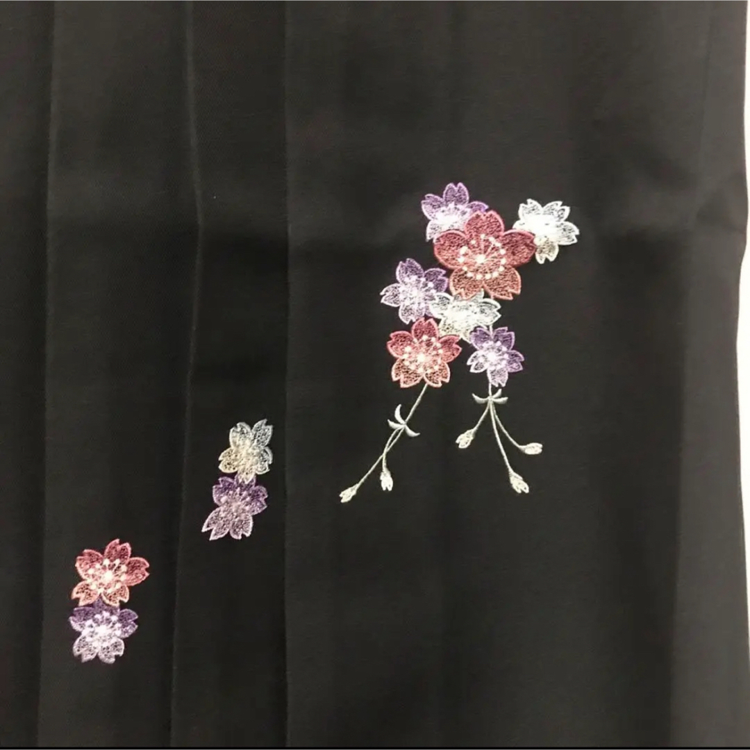 [大特価！！！] 袴 小振袖 着物 黒 刺繍 花柄刺繍 ⑱