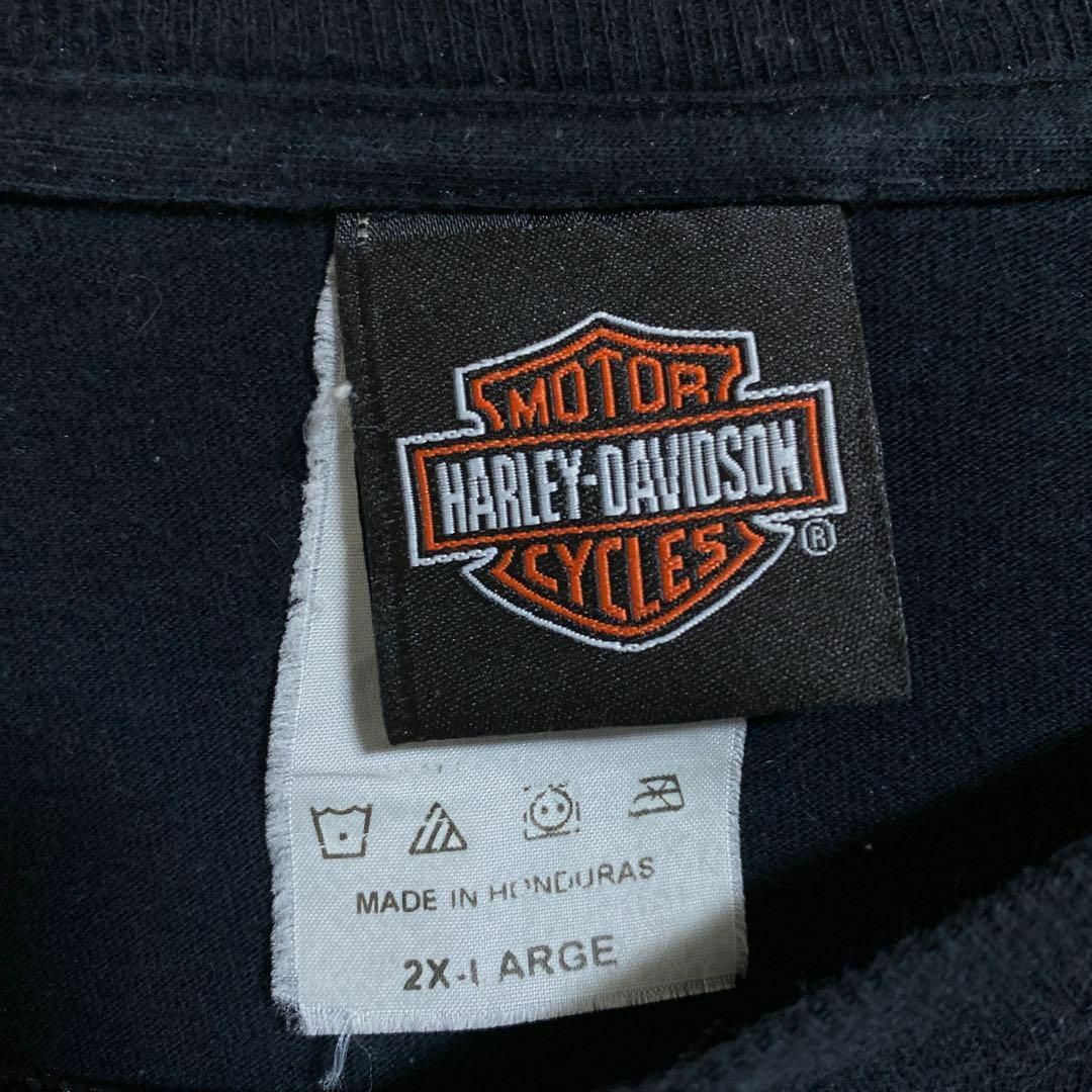 Harley Davidson - ハーレーダビッドソン 半袖Tシャツ ロゴ 黒 バイク