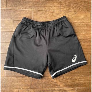 アシックスショウジ(asics)のアシックス 短パン 黒 130(パンツ/スパッツ)