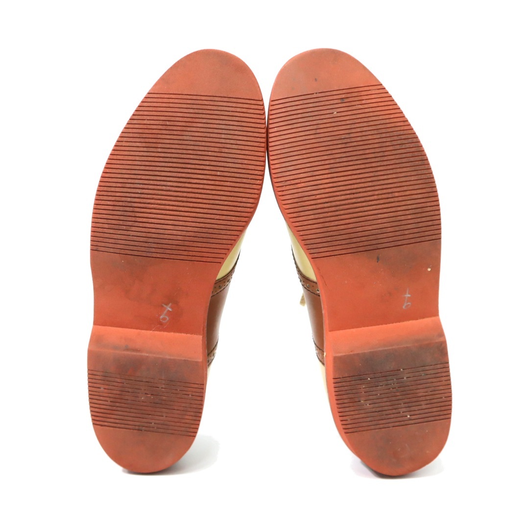 Cole Haan(コールハーン)の80s ビンテージ コールハーン USA製 レザー サドル シューズ 革靴 古着 メンズの靴/シューズ(ドレス/ビジネス)の商品写真