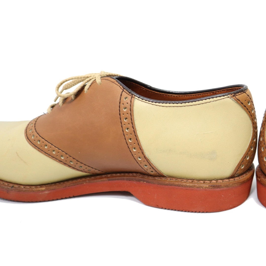 Cole Haan(コールハーン)の80s ビンテージ コールハーン USA製 レザー サドル シューズ 革靴 古着 メンズの靴/シューズ(ドレス/ビジネス)の商品写真