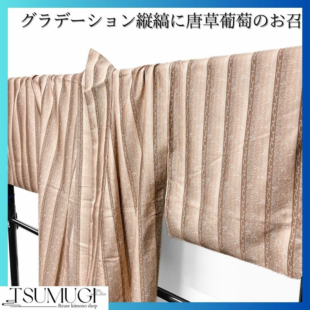 グラデーション縦縞に唐草葡萄のお召 着物 公式特売 - dcsh.xoc.uam.mx