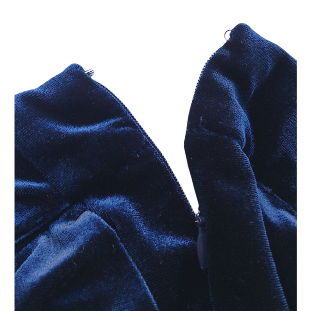 Couture Brooch(クチュールブローチ)のcouture brooch クチュールブローチ ベロアリボン ワイドパンツ レディースのパンツ(カジュアルパンツ)の商品写真
