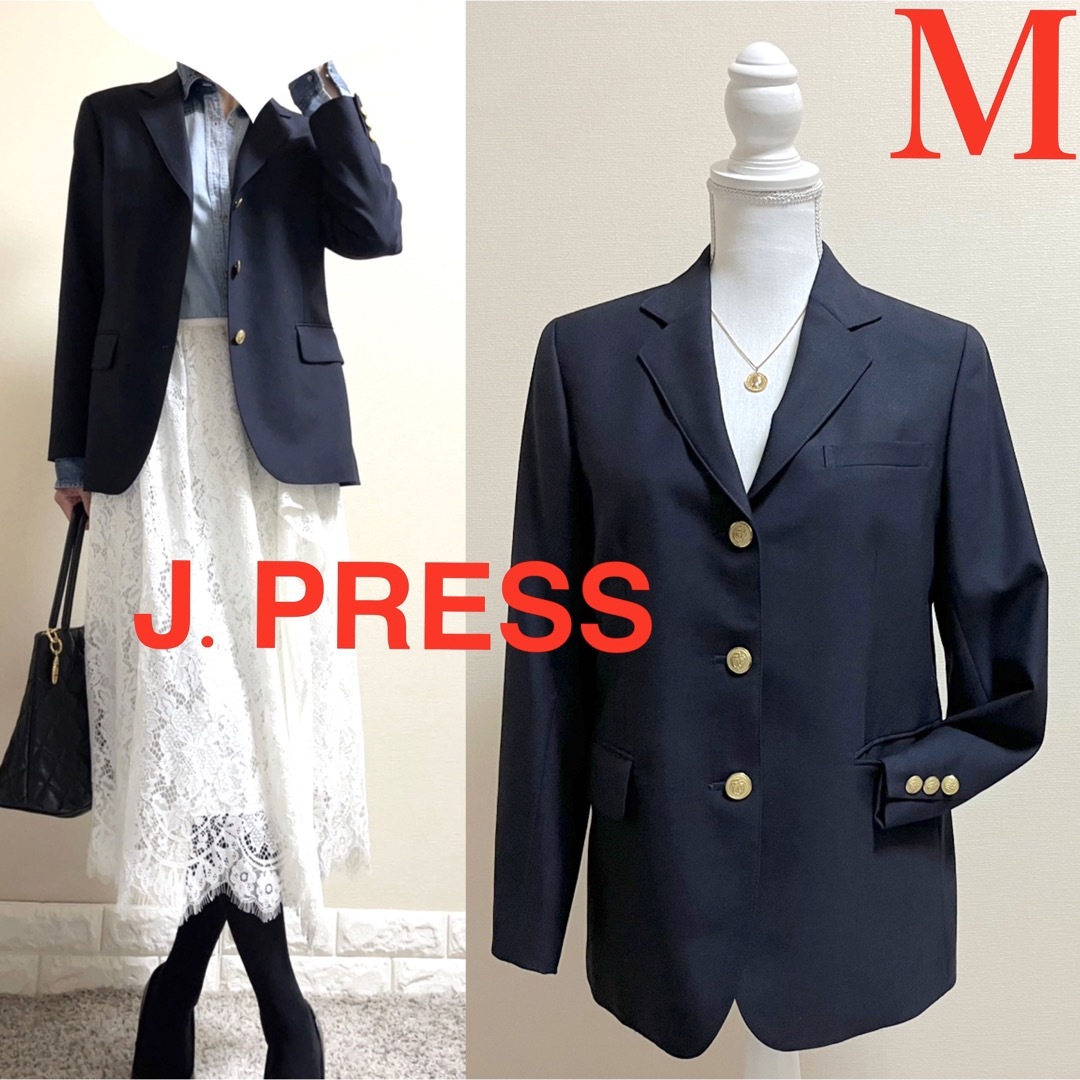 J.PRESS - 美品！J.PRESS ジェイプレス 金ボタン 紺ブレ ジャケット