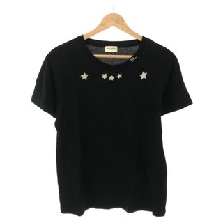 サンローラン(Saint Laurent)のSAINT LAURENT PARIS サンローラン パリ 16SS SLスタープリントTシャツ ブラック XS(Tシャツ/カットソー(半袖/袖なし))