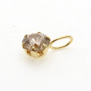 K18YG プラチナ 天然ダイヤモンド0.309ct ペンダントトップ 激安-