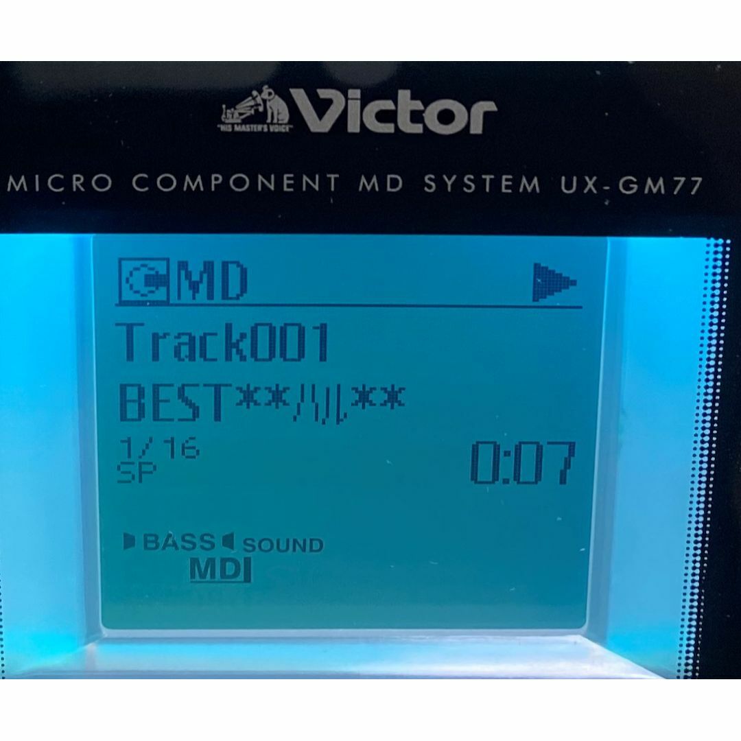 JVCケンウッド ビクター マイクロコンポーネント UX-GM77-Bの通販 by
