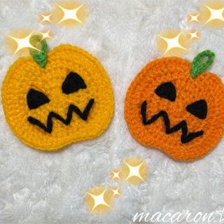 ハロウィンかぼちゃ⭐︎アクリルたわし(キッチン小物)