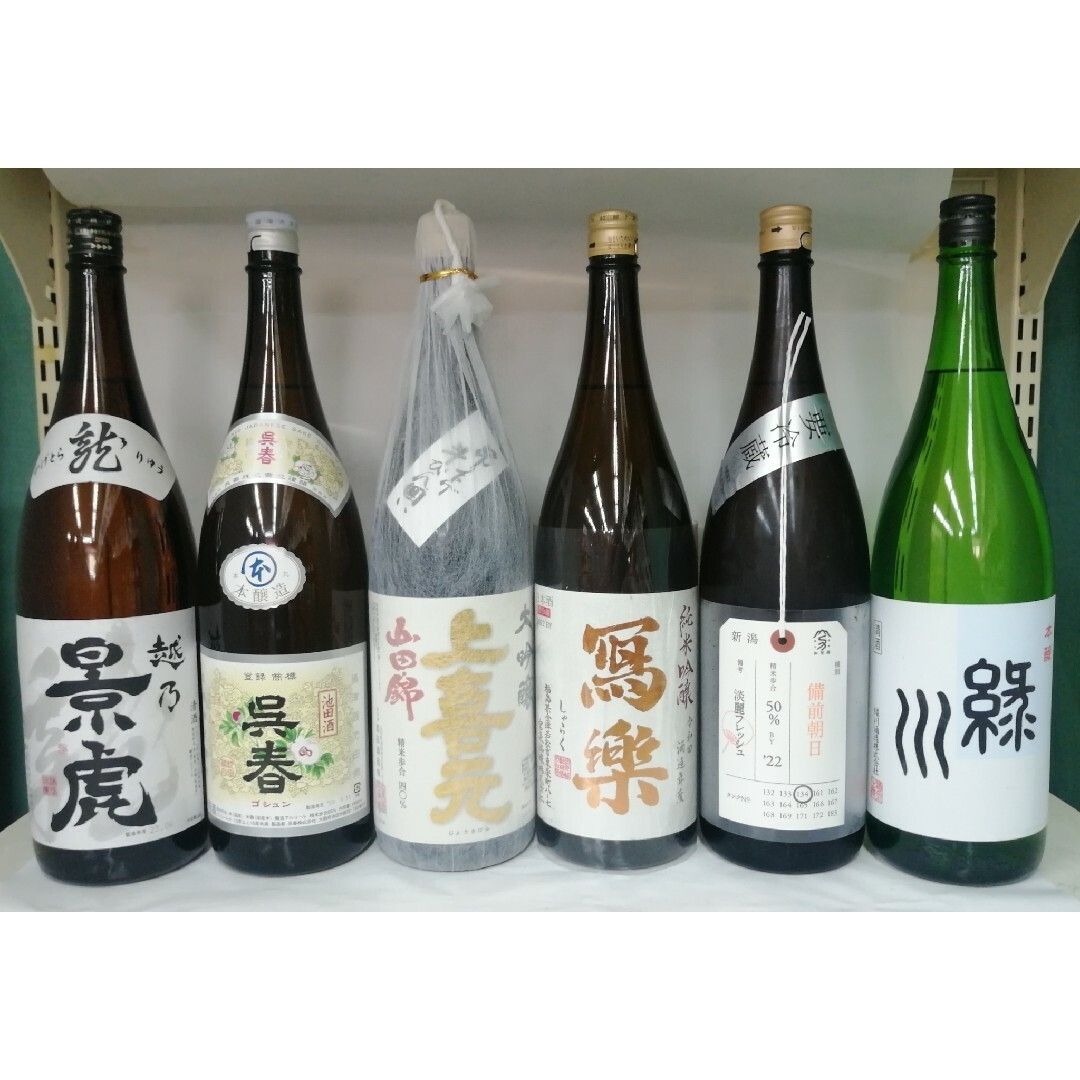 ダイヤモンド358様専用人気日本酒一升瓶×6本+上喜元×2本の通販 by もり ...