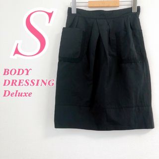 ボディドレッシングデラックス(BODY DRESSING Deluxe)のBODY DRESSING Deluxe　タイトスカート　ブラック　S　ひざ丈(ひざ丈スカート)