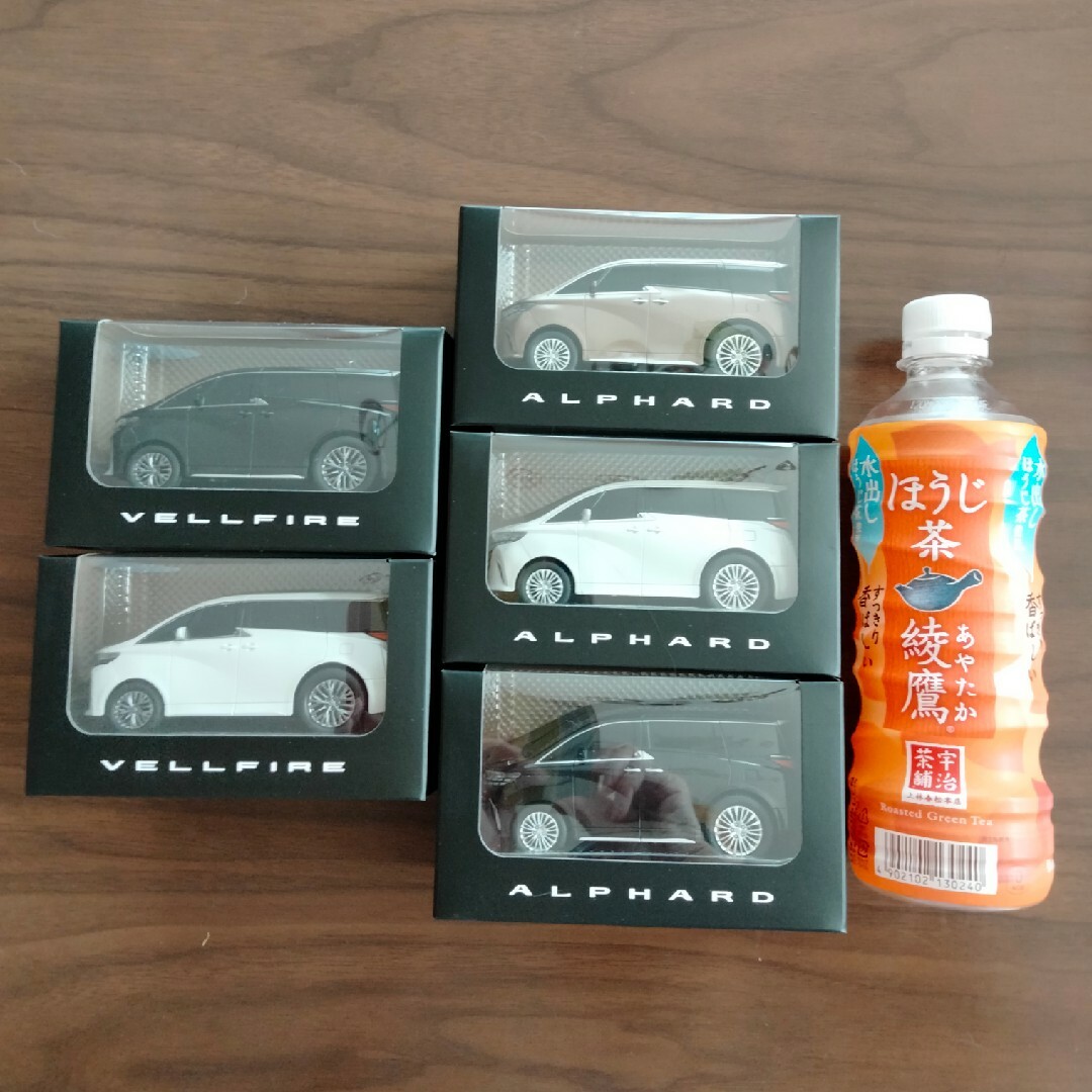 新型アルファード 新型ヴェルファイア プルバック ミニカー 5台setの