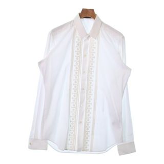 ヴェルサーチ(VERSACE)のVERSACE ヴェルサーチ ドレスシャツ 41(XL位) 白 【古着】【中古】(シャツ)