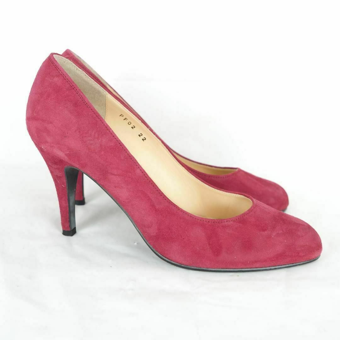 NUMBER TWENTY-ONE*22cm*パンプス*赤紫*L9979 レディースの靴/シューズ(ハイヒール/パンプス)の商品写真