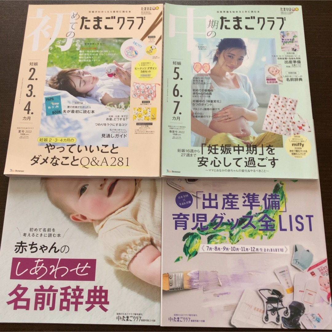 Benesse(ベネッセ)の初めてのたまごクラブ 中期のたまごクラブ エンタメ/ホビーの雑誌(結婚/出産/子育て)の商品写真