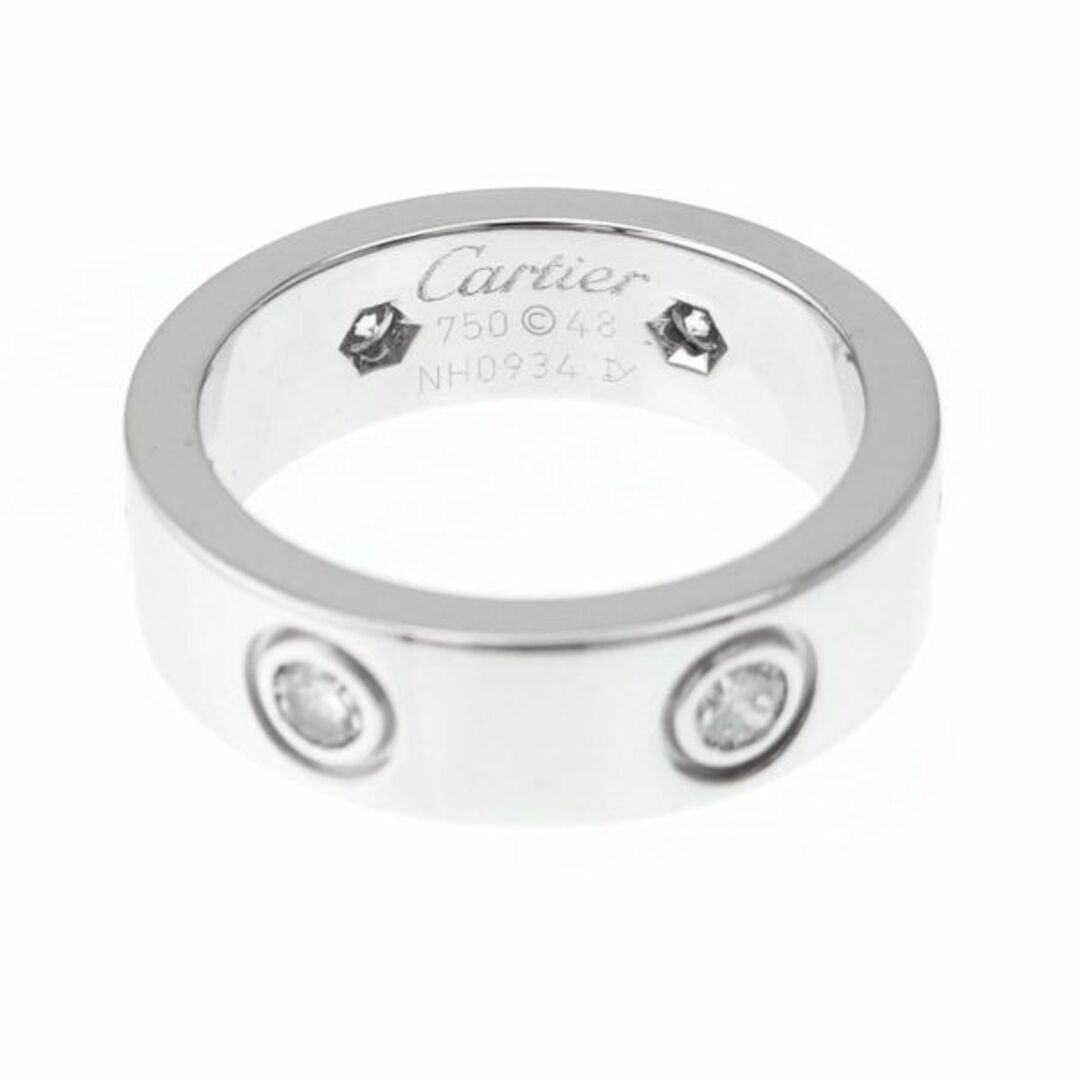 Cartier カルティエ Cartier ラブ # リング フル ダイヤ 6P K WG