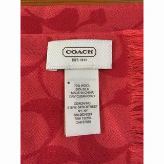 コーチ(COACH)のコーチ　薄手ストール　マフラー(マフラー/ショール)