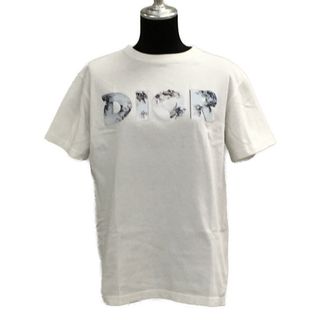 【Dior】ディオール 総柄半袖シャツ コットン トロッター ネイビー×ホワイト/br2810kw