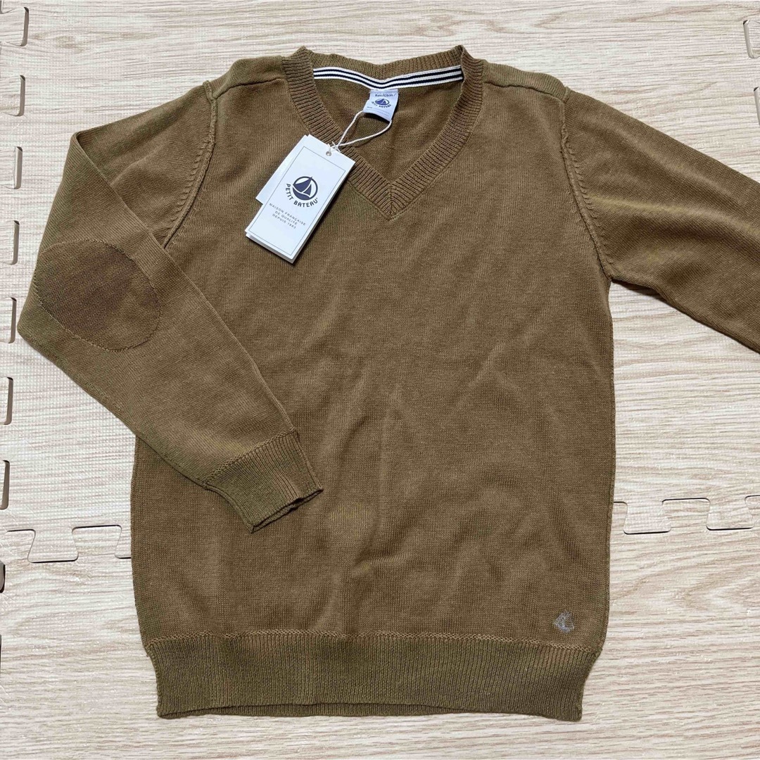 PETIT BATEAU(プチバトー)のプチバトー ニット セーター キッズ/ベビー/マタニティのキッズ服男の子用(90cm~)(ニット)の商品写真