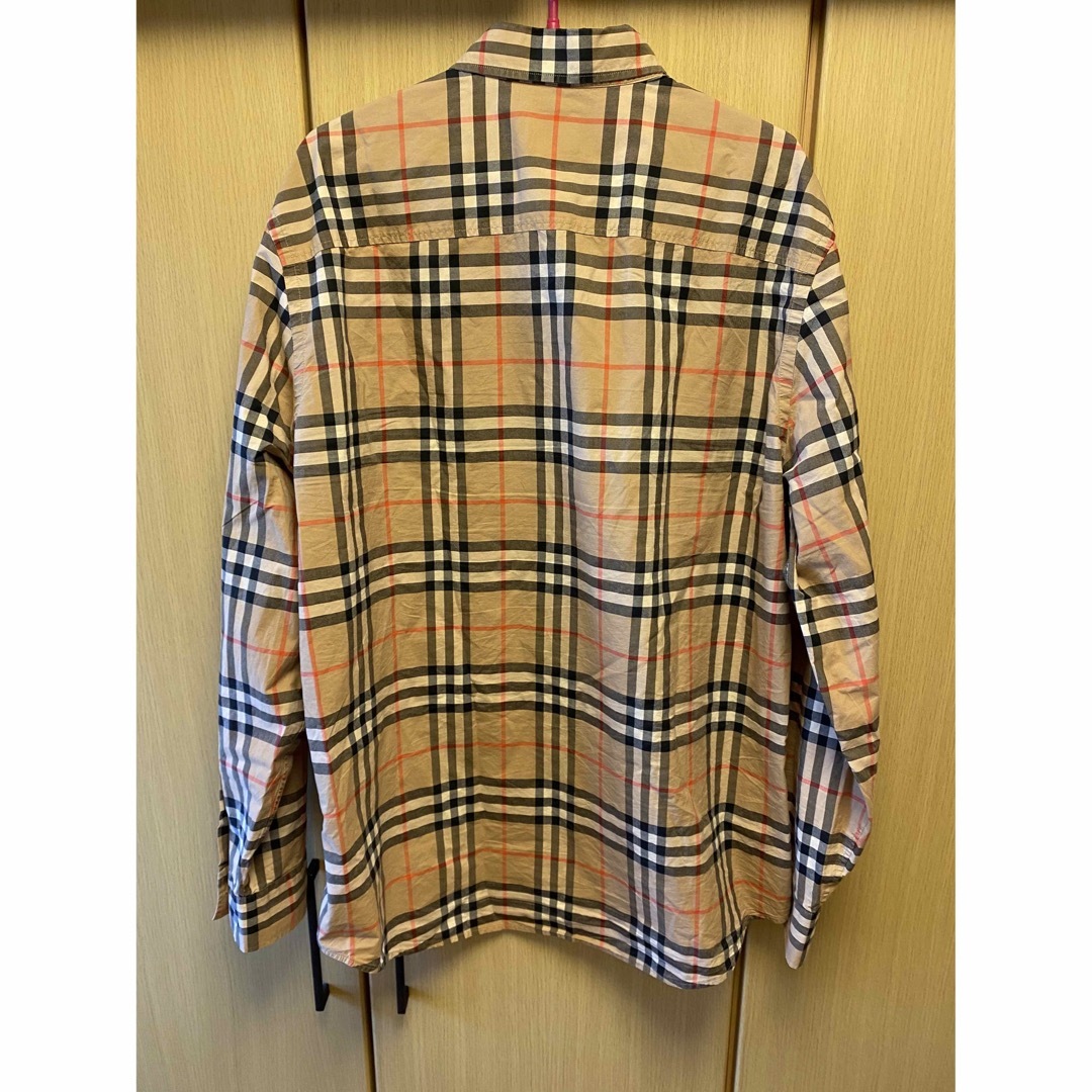 正規 22SS BURBERRY バーバリー ノバチェック ロゴ シャツ