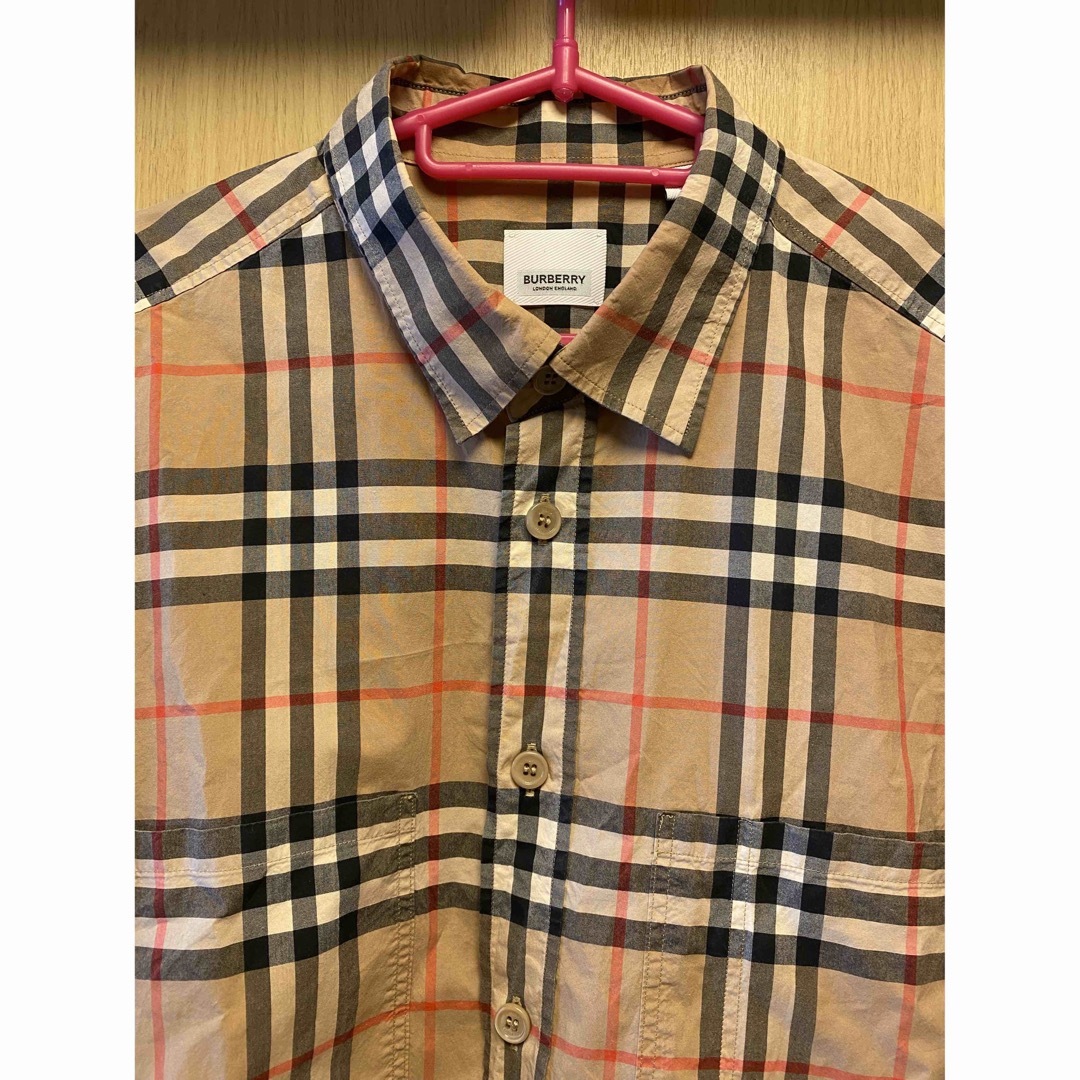 BURBERRY   正規 SS BURBERRY バーバリー ノバチェック ロゴ シャツ