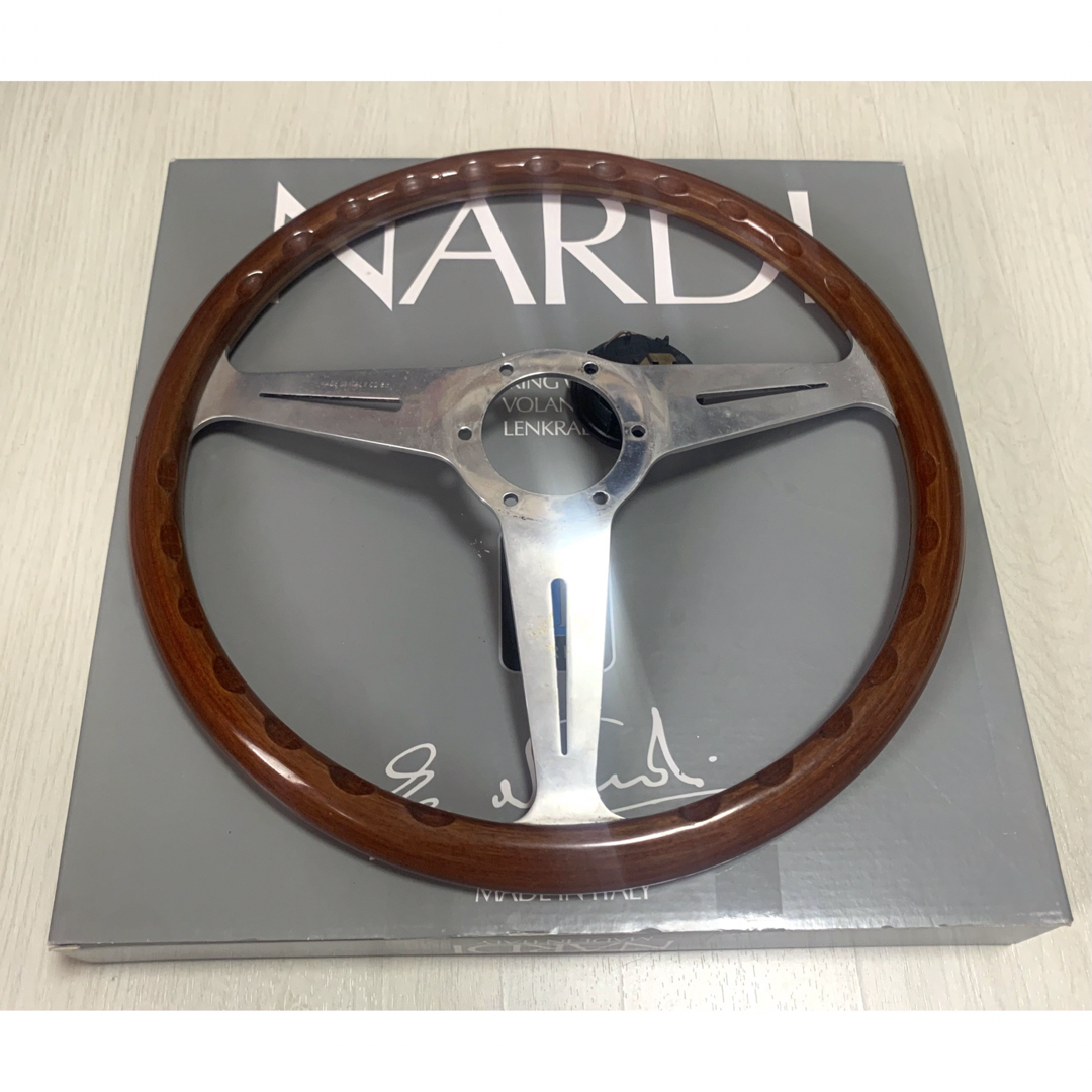 良好◎【NARDI Classic】36.5Φ ウッドステアリング　ナルディ 1