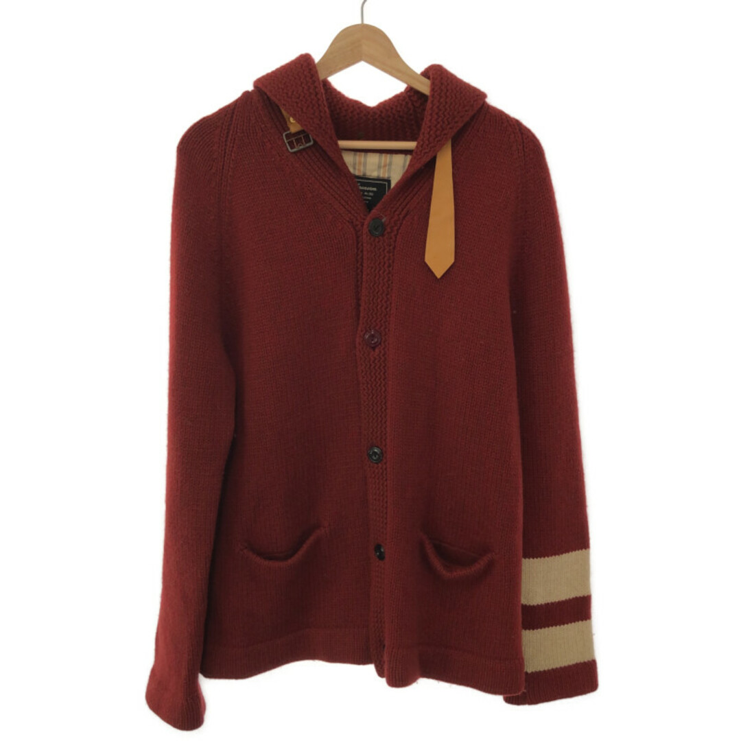 ANACHRONORM アナクロノーム カウチンニットカーディガン レッド-