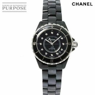 シャネル CHANEL H1422 J12 ベゼル・ブレスダイヤ 自動巻き メンズ _767986